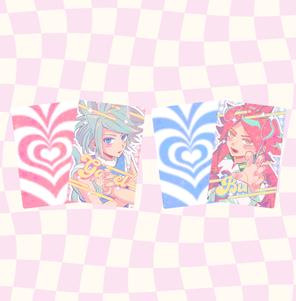 【2枚セット】わんにゃんカオストレカ