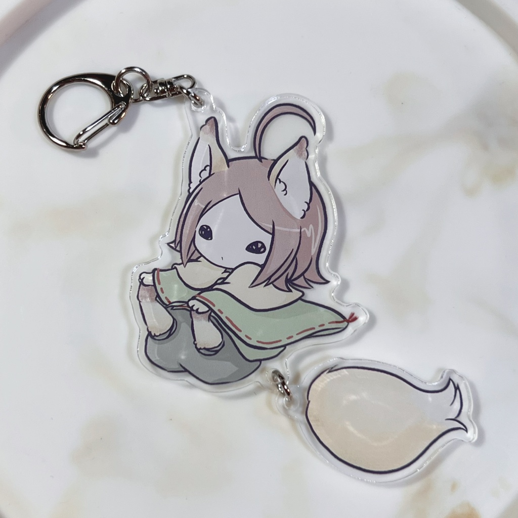 きつナリしっぽアクキー