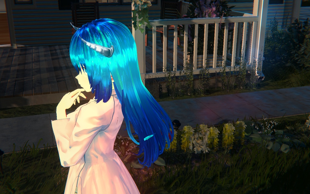 モルフォ風ヘアー