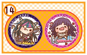 ダンガンロンパ38mm缶バッチ