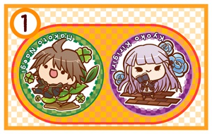 ダンガンロンパ38mm缶バッチ