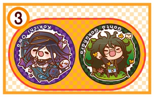 ダンガンロンパV3 38mm缶バッチ