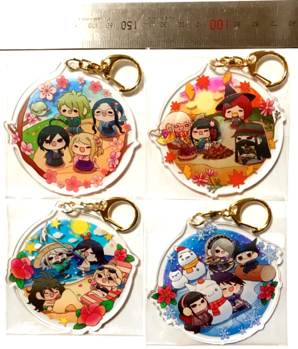 四季V3アクリルキーホルダー