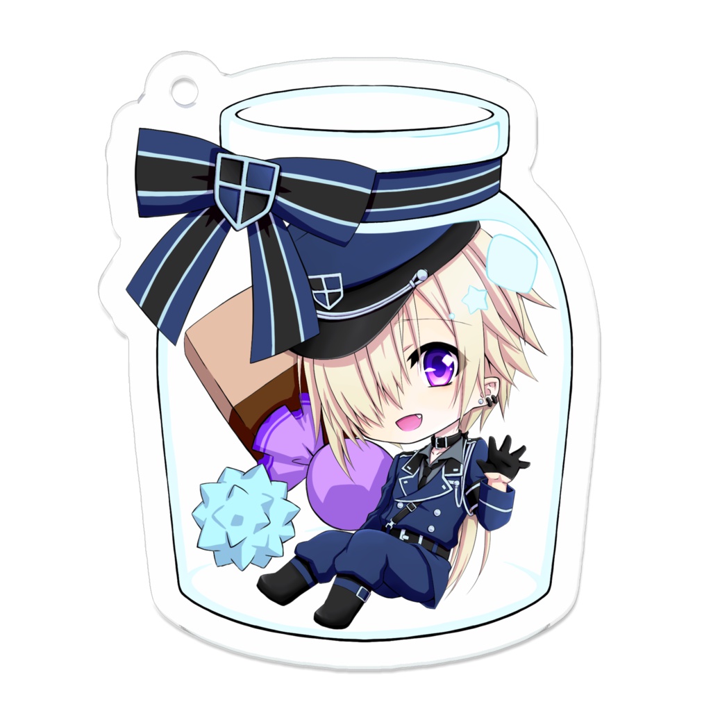 【囚獄刑】瓶詰アクリルキーホルダー
