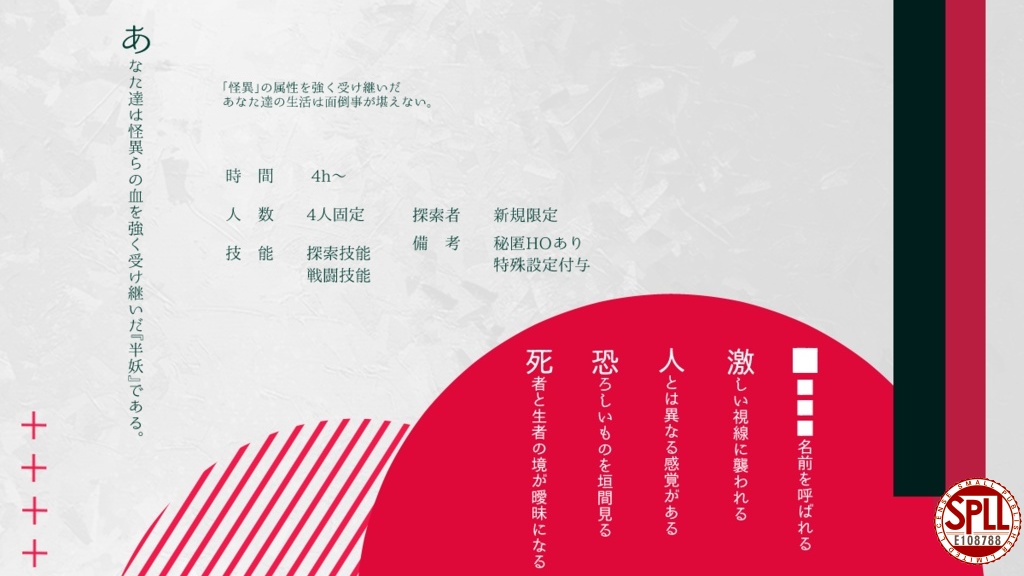 【CoC6】百怪皆々、遖。│SPLL:E108788