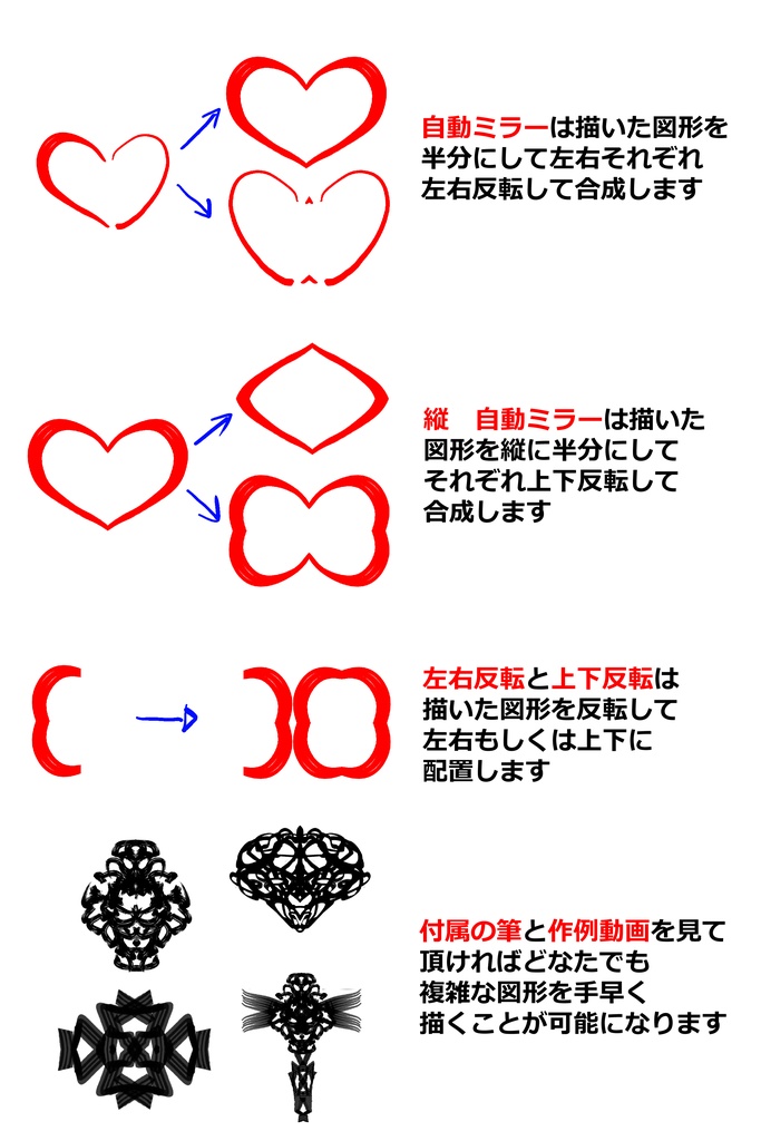 クリップスタジオでオートミラーが出来るようになるオートアクション