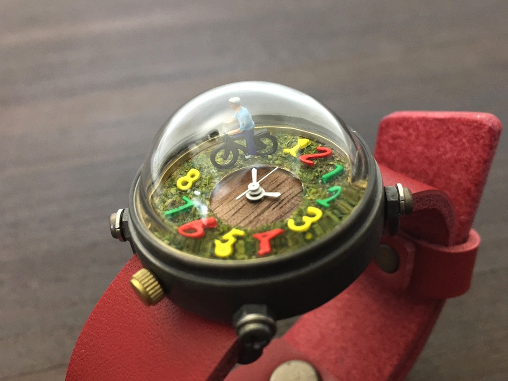 「ヒト時計 No.１」はる時計　Web限定アウトレット　オリジナル手作り時計