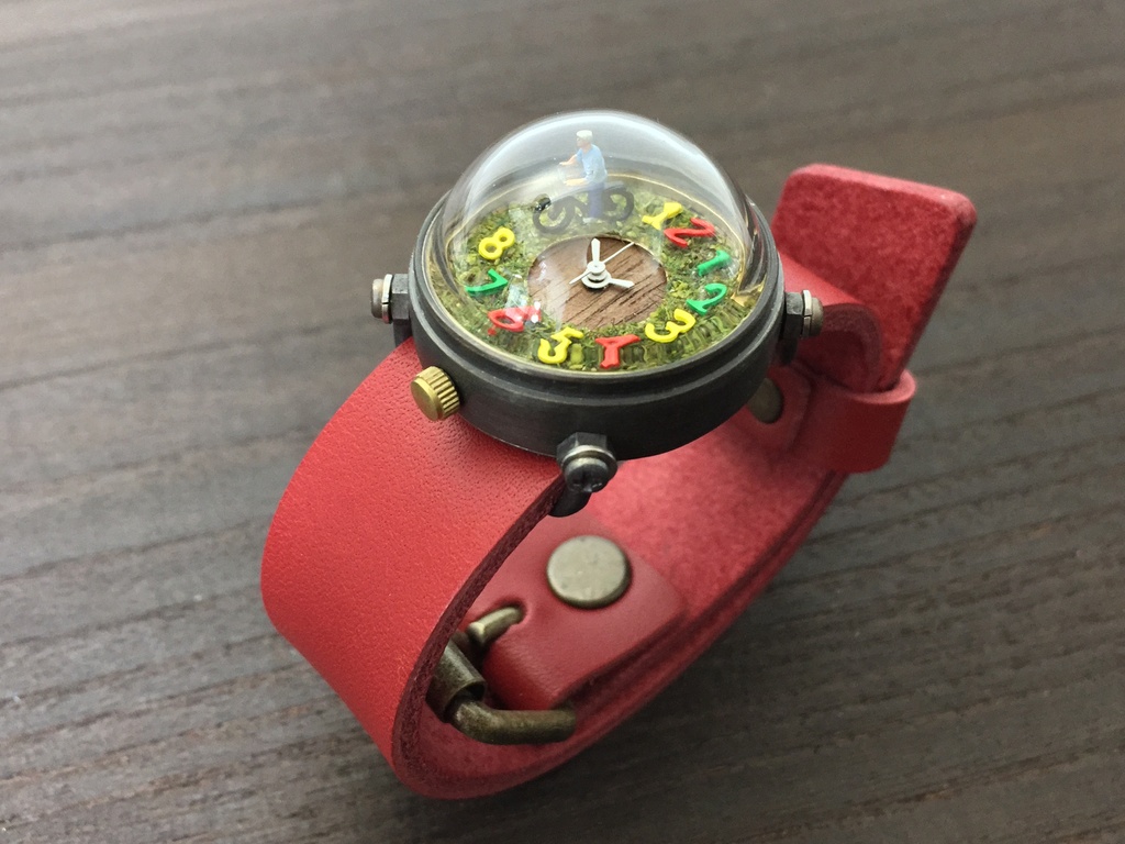 「ヒト時計 No.1」はる時計 Web限定アウトレット オリジナル手作り時計