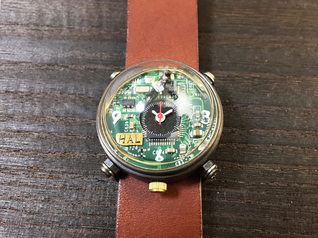 「ヒト時計 No.2」はる時計 Web限定アウトレット オリジナル手作り時計