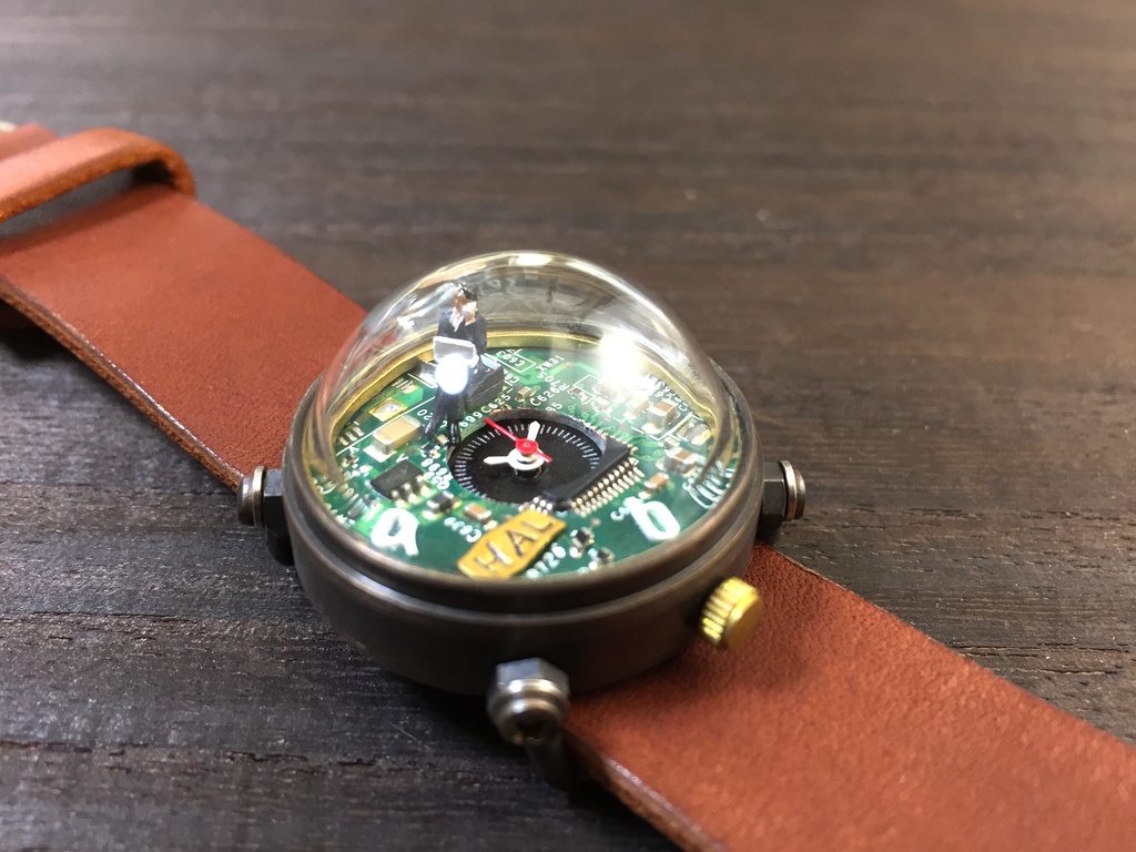 「ヒト時計 No.2」はる時計 Web限定アウトレット オリジナル手作り時計