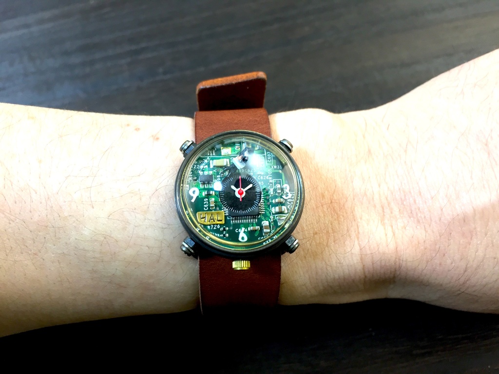 「ヒト時計 No.2」はる時計 Web限定アウトレット オリジナル手作り時計