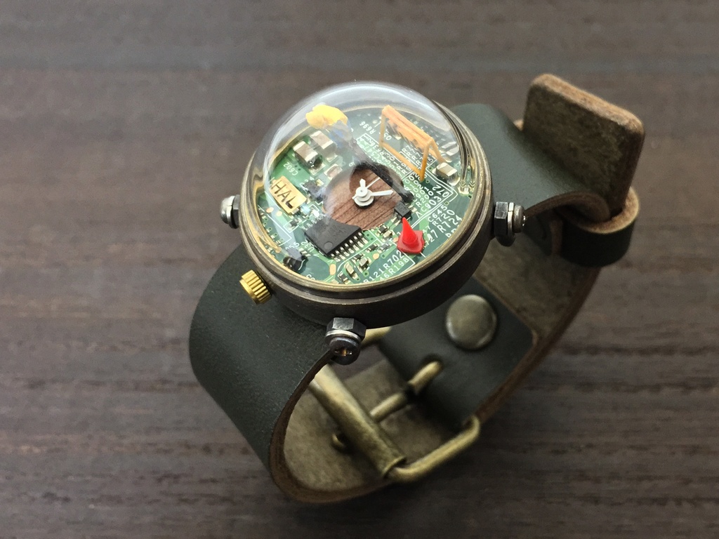 「ヒト時計 No.3」はる時計 Web限定アウトレット オリジナル手作り時計