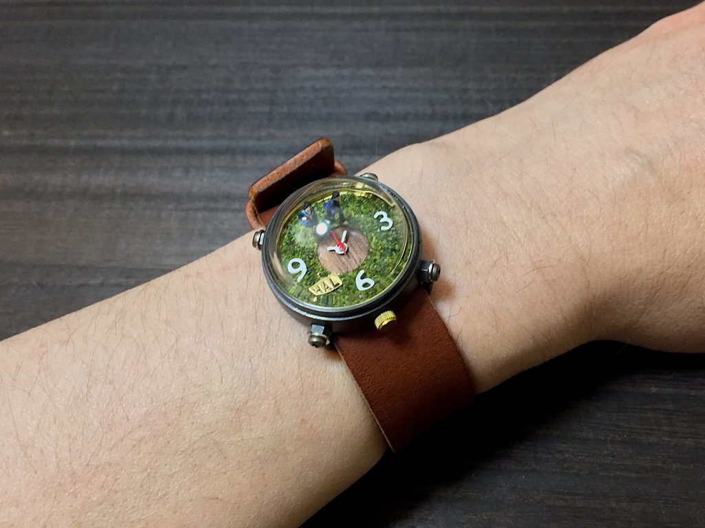 「ヒト時計 No.4」はる時計 Web限定アウトレット オリジナル手作り時計