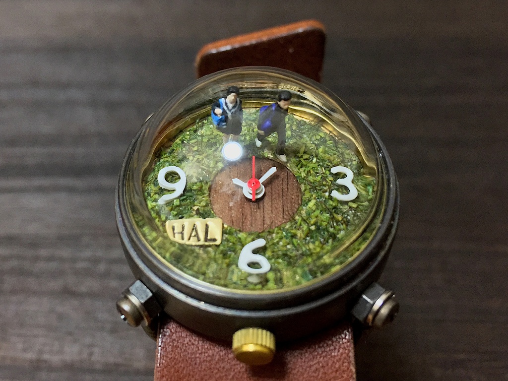 「ヒト時計 No.4」はる時計 Web限定アウトレット オリジナル手作り時計