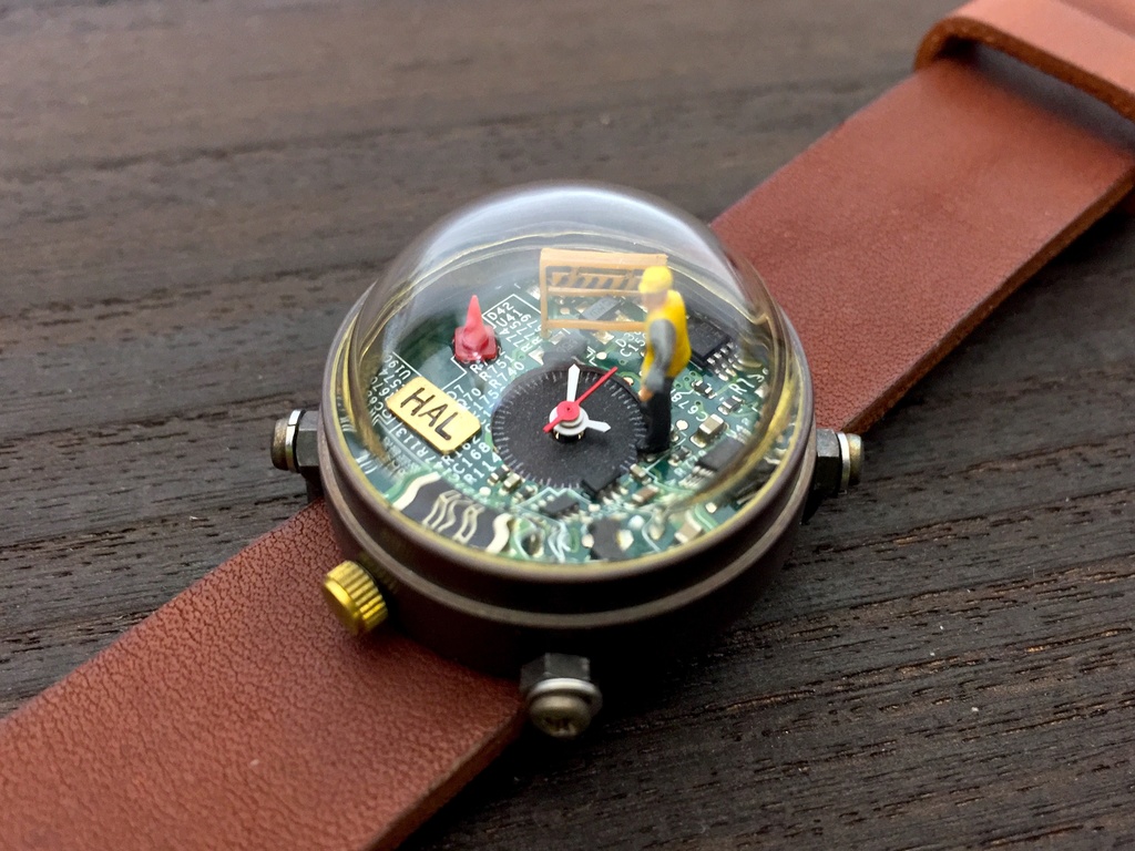 「ヒト時計 No.5」はる時計 Web限定アウトレット オリジナル手作り時計