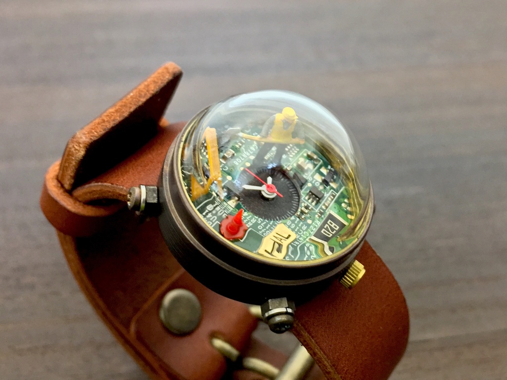 「ヒト時計 No.5」はる時計 Web限定アウトレット オリジナル手作り時計