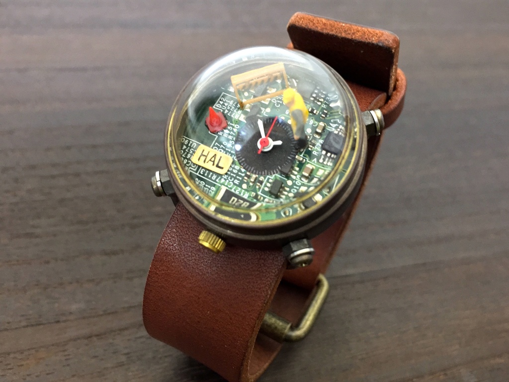 「ヒト時計 No.5」はる時計 Web限定アウトレット オリジナル手作り時計