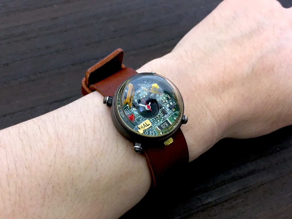 「ヒト時計 No.5」はる時計 Web限定アウトレット オリジナル手作り時計