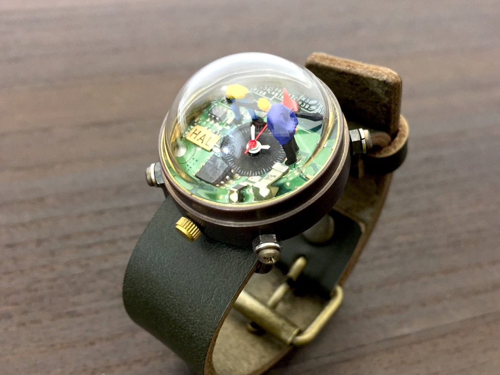 「ヒト時計 No.7」はる時計 Web限定アウトレット オリジナル手作り時計