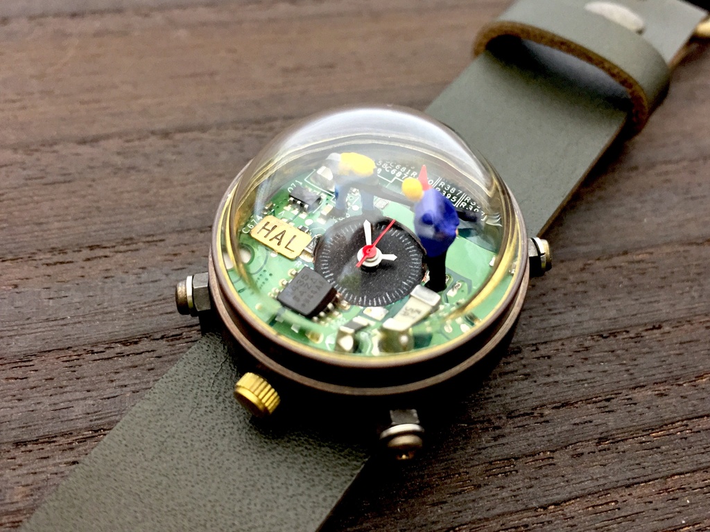 「ヒト時計 No.7」はる時計 Web限定アウトレット オリジナル手作り時計