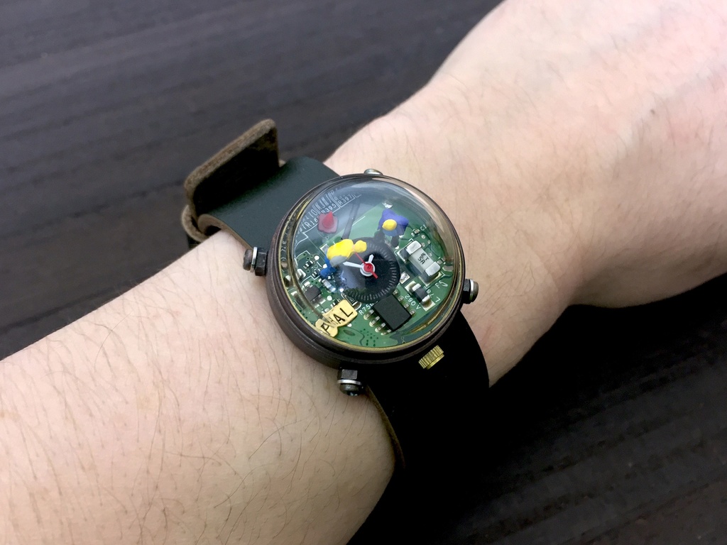 「ヒト時計 No.7」はる時計 Web限定アウトレット オリジナル手作り時計