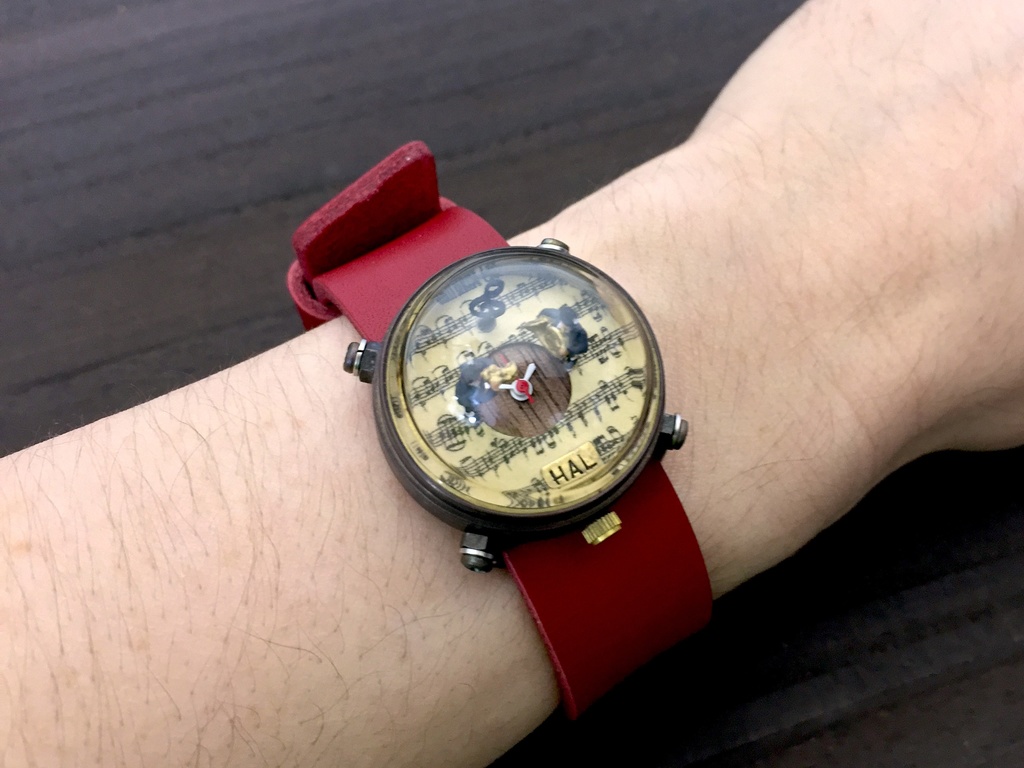 「ヒト時計 No.6」はる時計 Web限定アウトレット オリジナル手作り時計