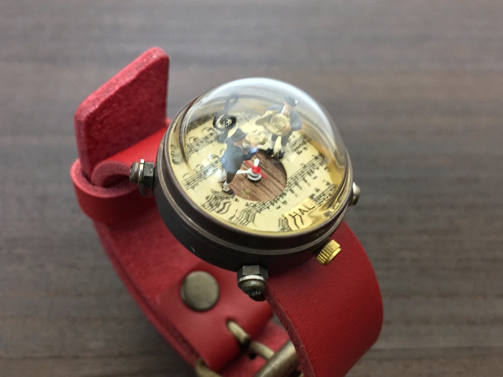 「ヒト時計 No.6」はる時計 Web限定アウトレット オリジナル手作り時計