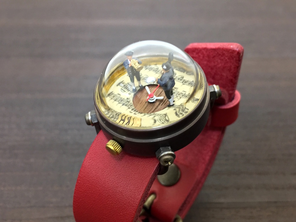 「ヒト時計 No.6」はる時計 Web限定アウトレット オリジナル手作り時計