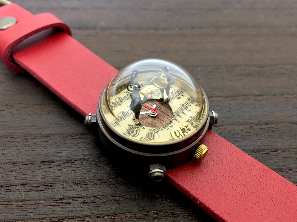 「ヒト時計 No.6」はる時計 Web限定アウトレット オリジナル手作り時計