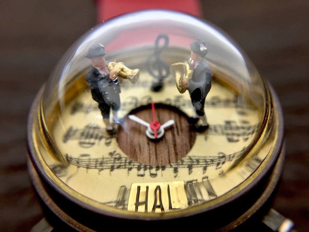 「ヒト時計 No.6」はる時計　Web限定アウトレット　オリジナル手作り時計