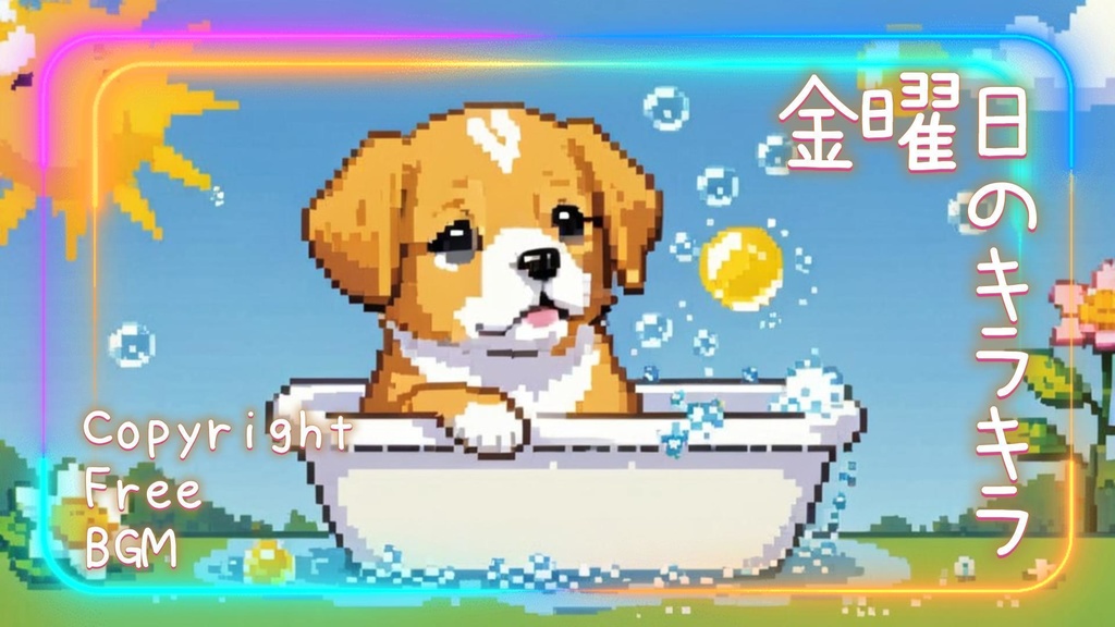 著作権フリーBGM『金曜日のキラキラ』