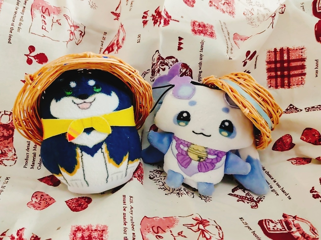 ぬいやぱぺ用のカンカン帽子