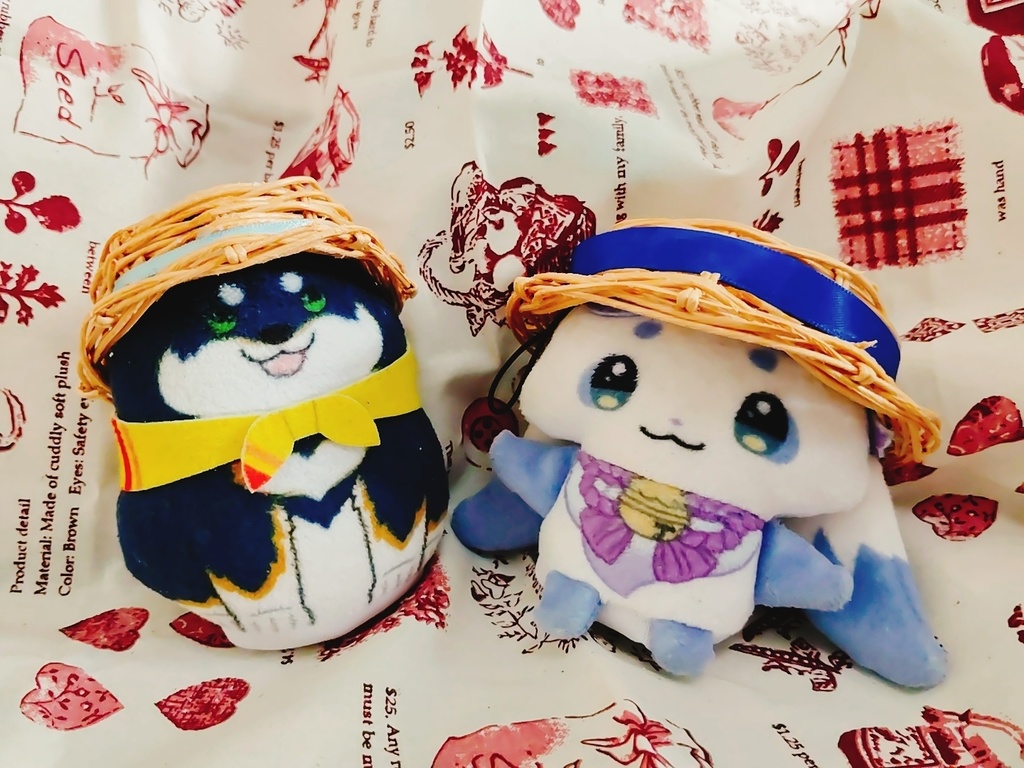 ぬいやぱぺ用のカンカン帽子