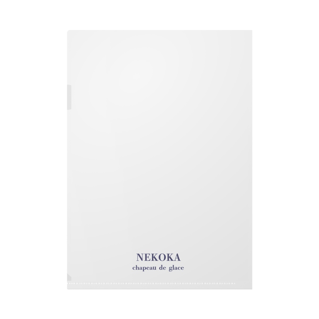 アイス帽 NEKOKA(クリアファイルA4)