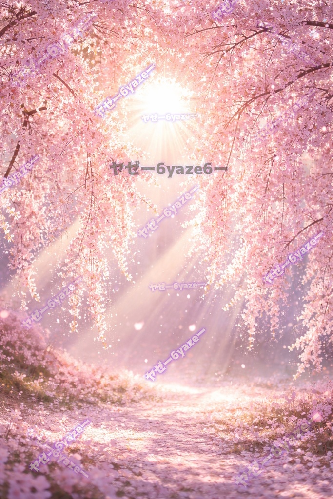しだれ桜　商用利用OK👈「6yaze6」orここのURL入力で※