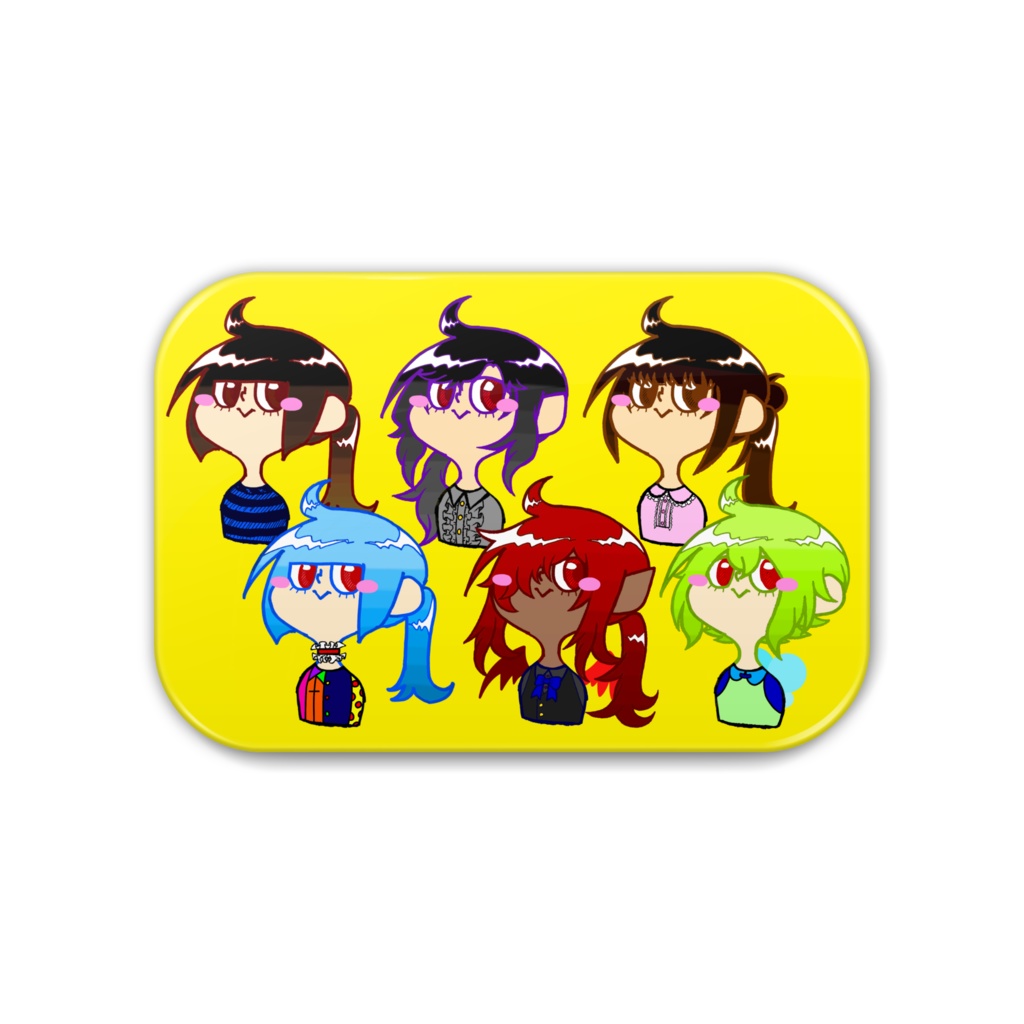 もちもちフレンズ!缶バッジ!