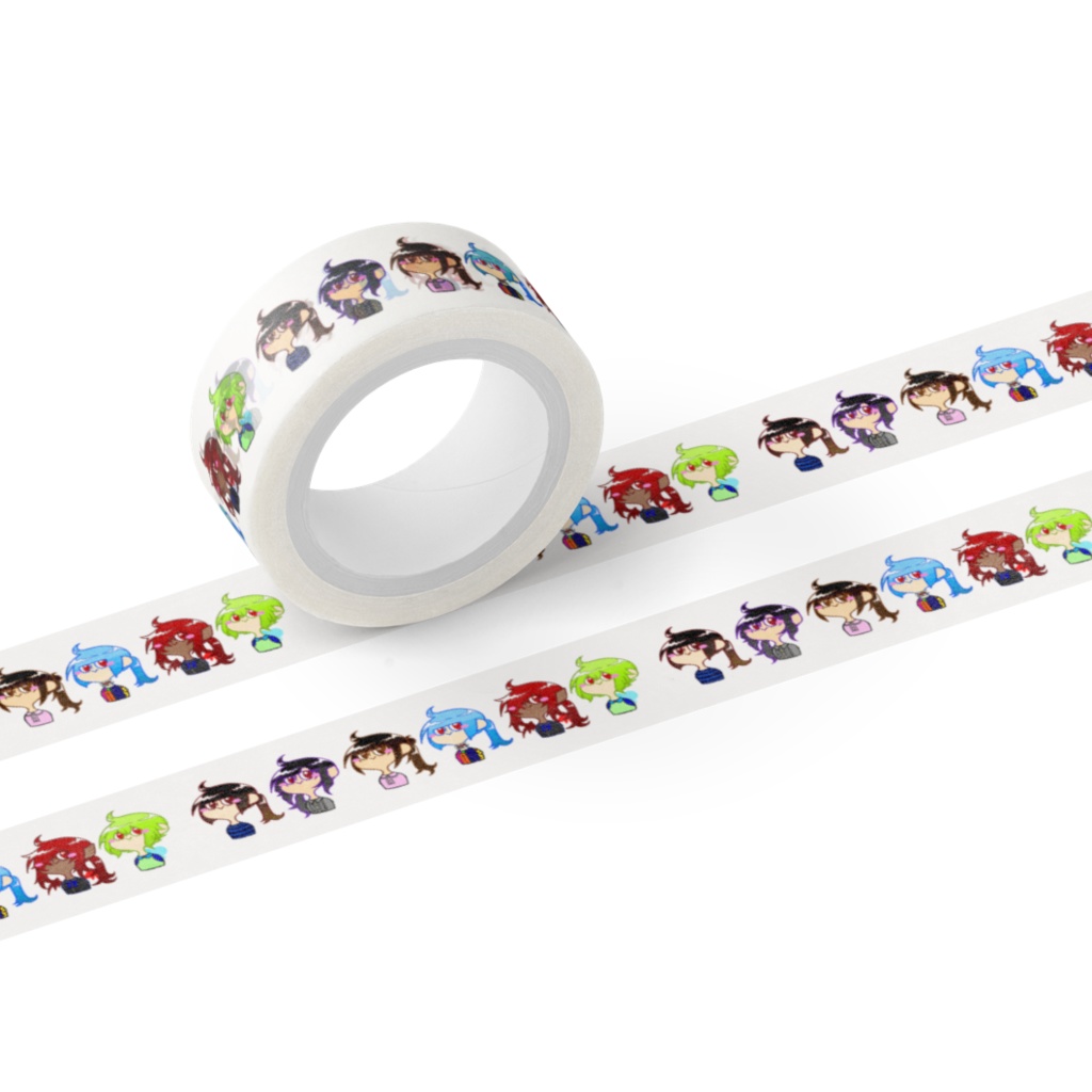 もちもちフレンズ!マスキングテープ!