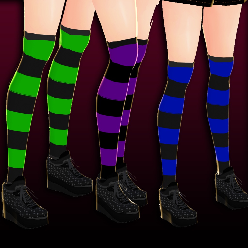 Striped Stocking Set