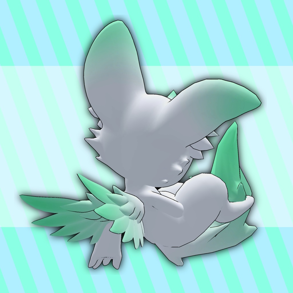 VRChat想定3Dアバター【スーフィ】