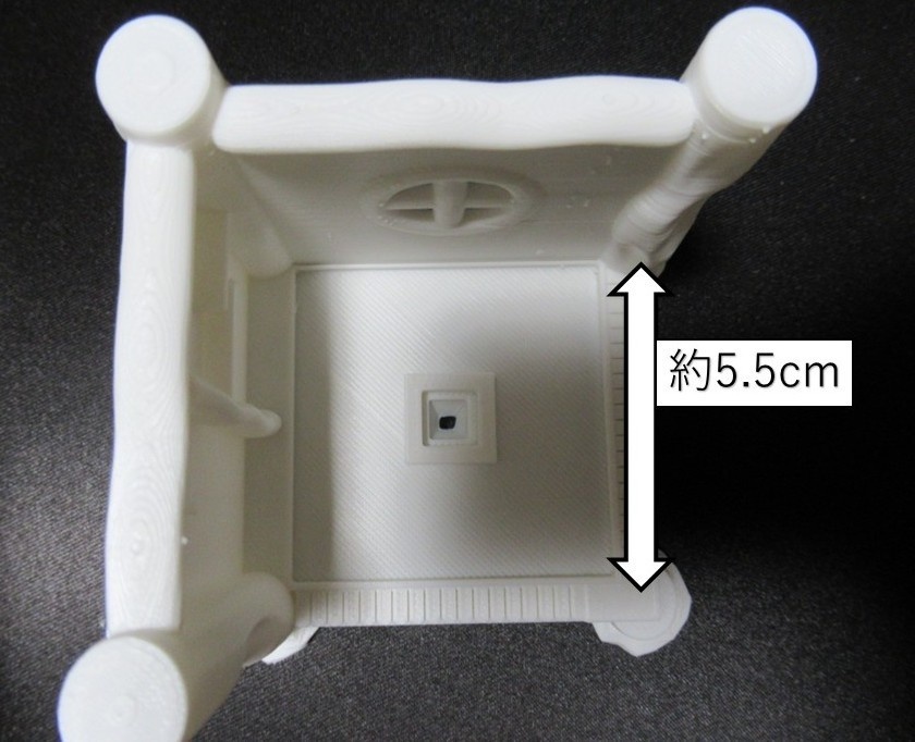 【ミニスタジオ】囲炉裏の間【3Dプリンタ出力品・未塗装】