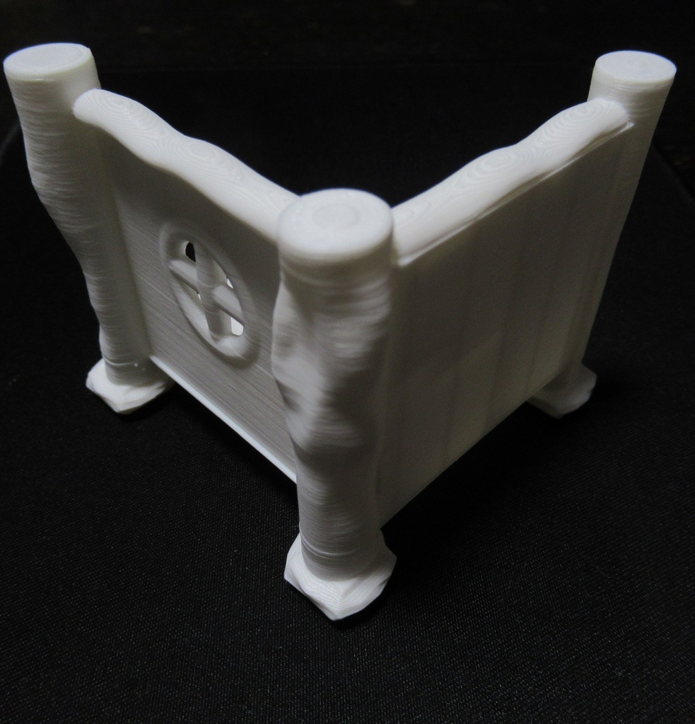 【ミニスタジオ】囲炉裏の間【3Dプリンタ出力品・未塗装】