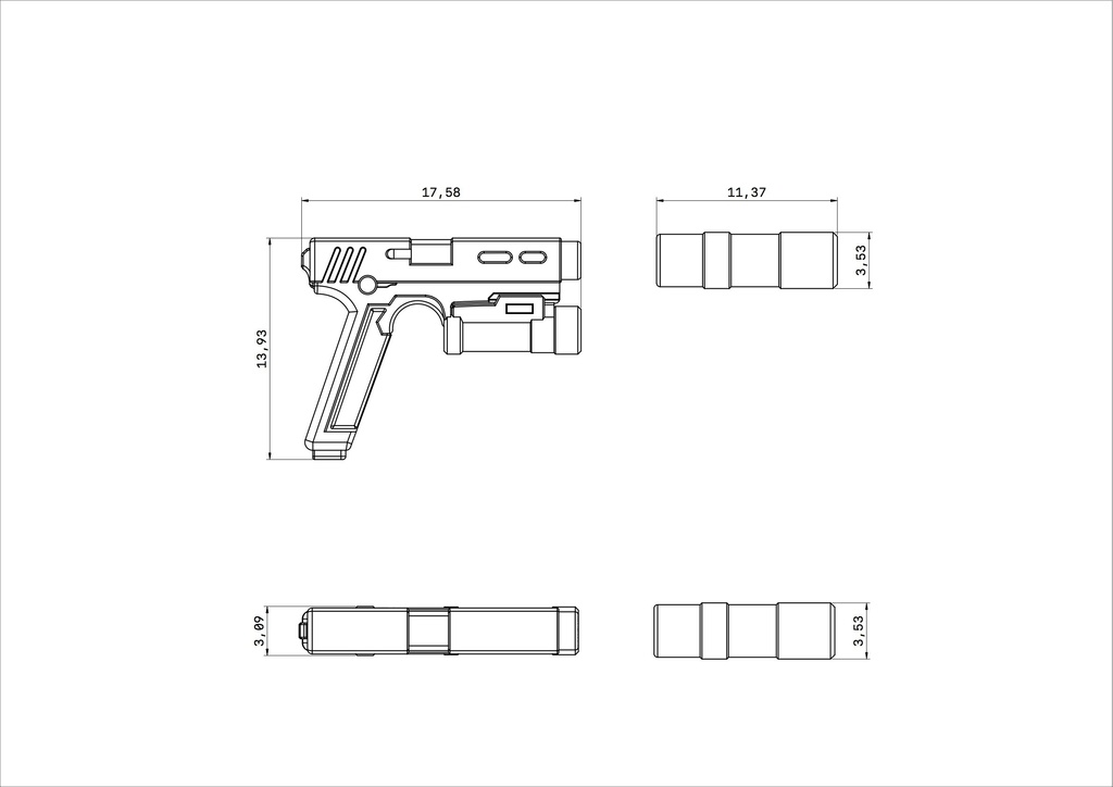 ハンドガン:ブラックカイト