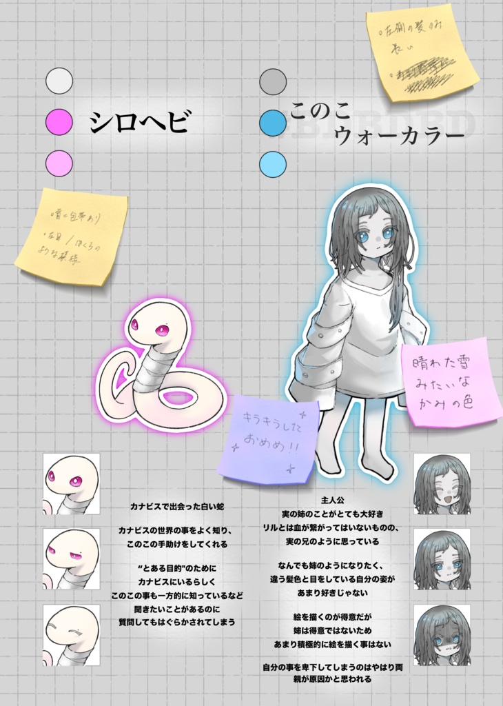 このこのはなむけ 設定資料集『あわいらいと』