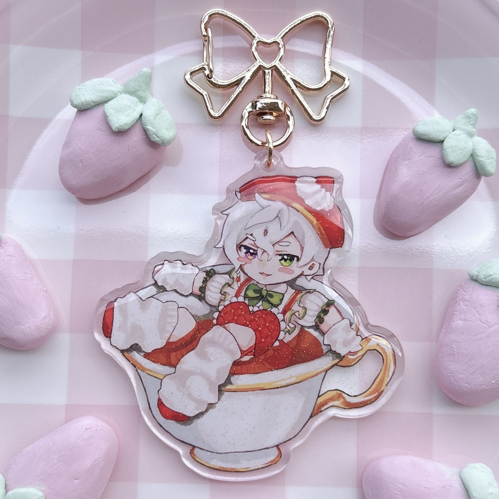 ぷっくりアクリルキーホルダー