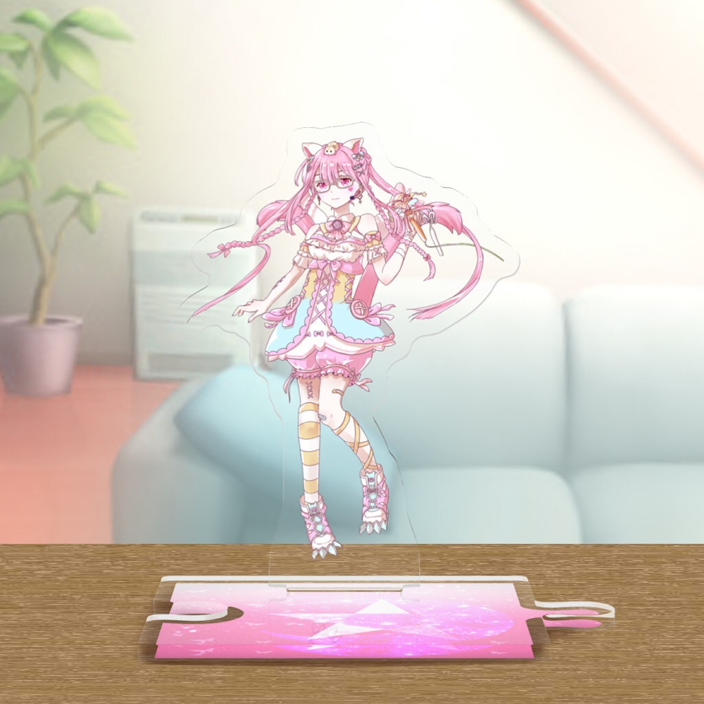 繋がるアクスタ_あむ。 (REALITYアバターイラスト)
