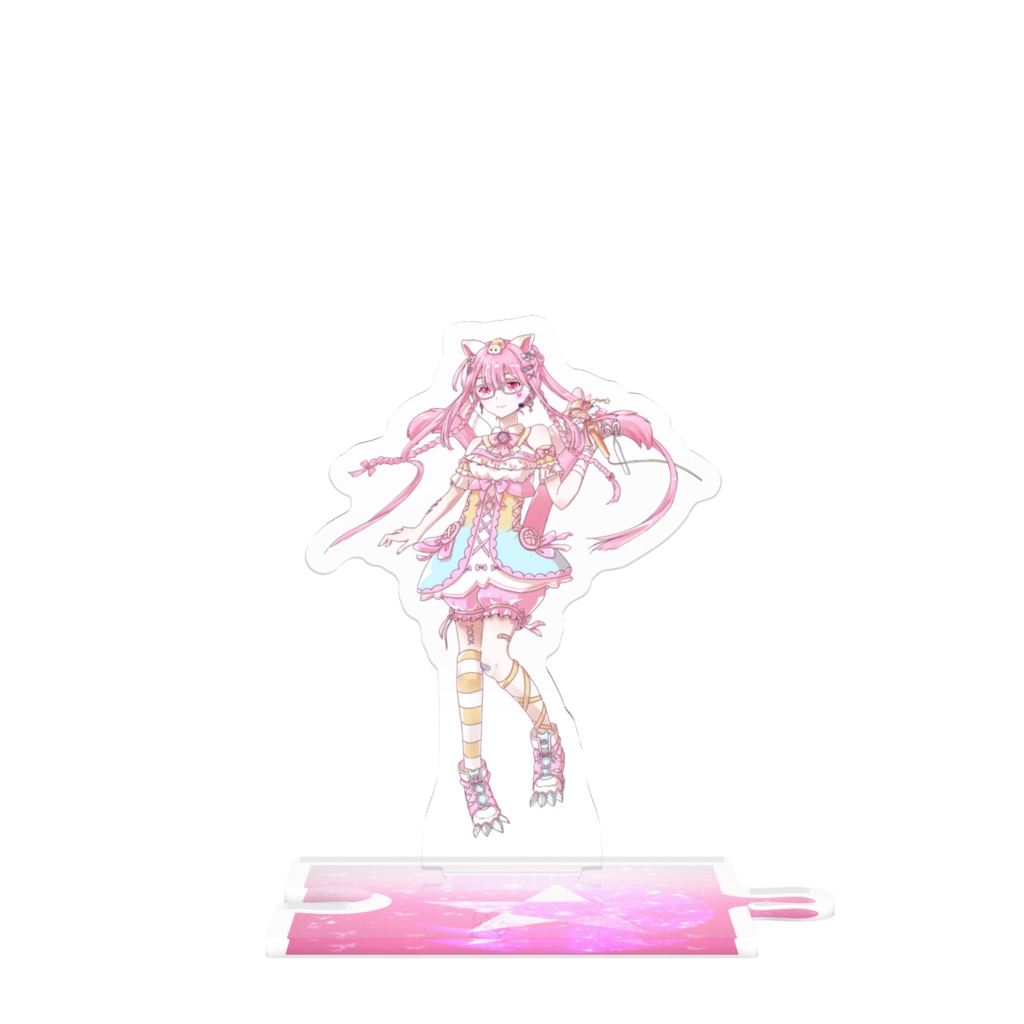 繋がるアクスタ_あむ。 (REALITYアバターイラスト)