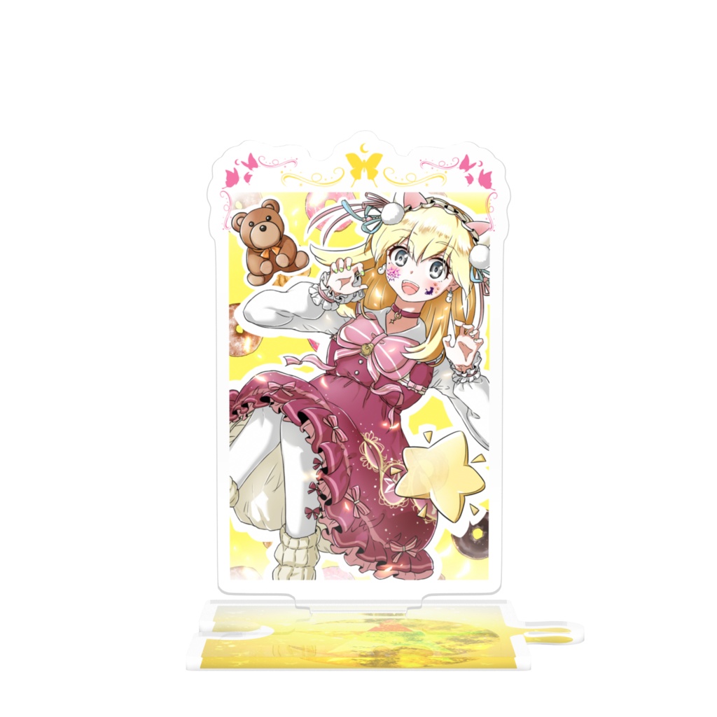 繋がるアクスタ_星乃 ここみ (REALITYアバターイラスト)