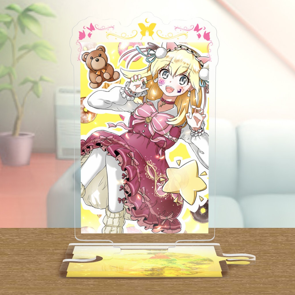 繋がるアクスタ_星乃 ここみ (REALITYアバターイラスト)