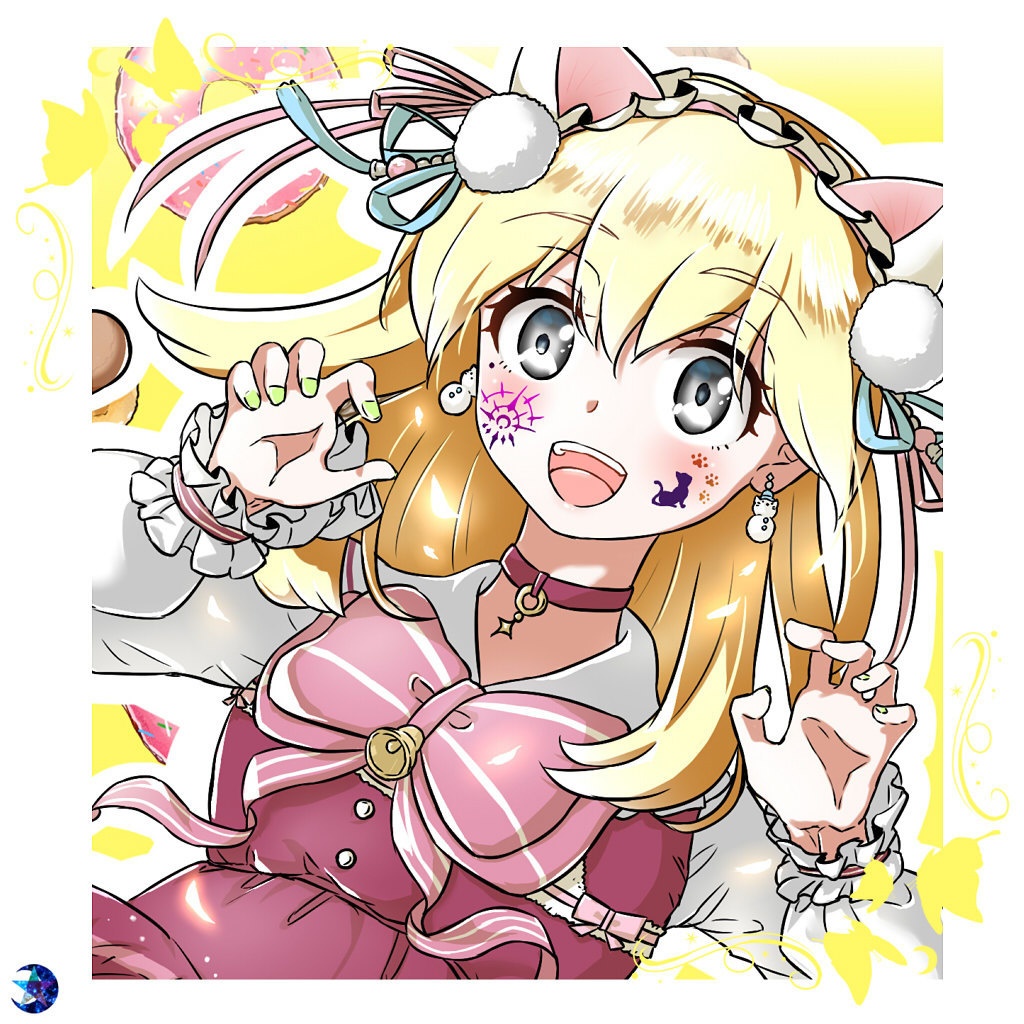 繋がるアクスタ_星乃 ここみ (REALITYアバターイラスト)