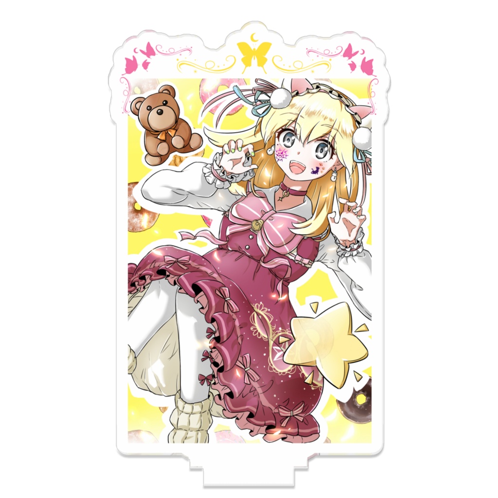 繋がるアクスタ_星乃 ここみ (REALITYアバターイラスト)